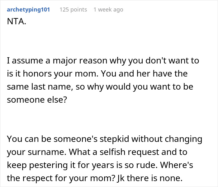 Teen Rejects Stepmom's Numerous Attempts To Change His First And Last Names, She Goes Dramatic Teen Rejects Stepmom's Numerous Attempts To Change His First And Last Names, She Goes Dramatic
