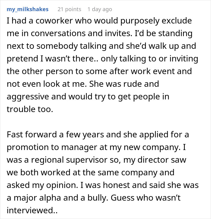 “Good Riddance”: Office Bully Thinks He Got The Last Laugh, Realizes He’s Left With No Prospects “Good Riddance”: Office Bully Thinks He Got The Last Laugh, Realizes He’s Left With No Prospects