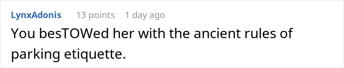 “Karen Tried to Steal My Parking Spot, So I Made Sure She Never Got Another One Again” “Karen Tried to Steal My Parking Spot, So I Made Sure She Never Got Another One Again”