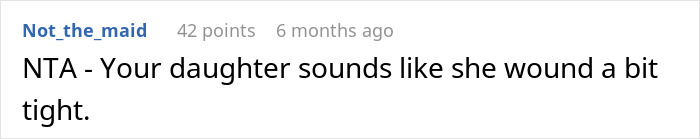 Reddit comment criticizing a daughter during a scolding conflict involving her mom and grandmother. Reddit comment criticizing a daughter during a scolding conflict involving her mom and grandmother.