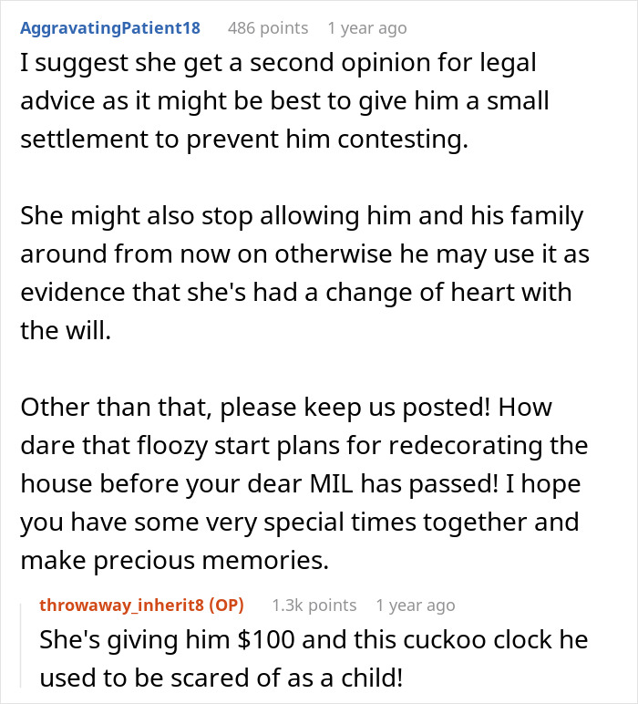 "Too Bad For Her": Ex-Husband And Mistress Think They're Getting MIL's Money, Are Very Wrong "Too Bad For Her": Ex-Husband And Mistress Think They're Getting MIL's Money, Are Very Wrong
