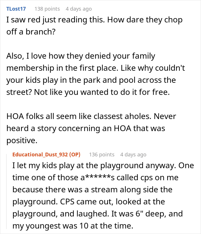 HOA Tries To Boss Around Man Who Doesn’t Belong To It, Regrets It When He Ruins Their View HOA Tries To Boss Around Man Who Doesn’t Belong To It, Regrets It When He Ruins Their View