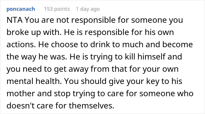 Woman Refuses To Check Up On Alcoholic Ex, As She’s Tired Of Him, He Nearly Dies In The Process Woman Refuses To Check Up On Alcoholic Ex, As She’s Tired Of Him, He Nearly Dies In The Process