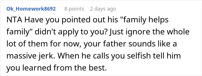 Dad Never Helped His Daughter, Does The Same For His Son But Expects Her To Do His Job Dad Never Helped His Daughter, Does The Same For His Son But Expects Her To Do His Job