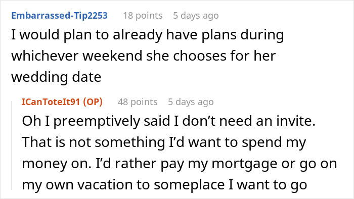 “Hell No”: Woman Shames Friend’s Ridiculous Wedding Expectations That Made Her Opt Out “Hell No”: Woman Shames Friend’s Ridiculous Wedding Expectations That Made Her Opt Out