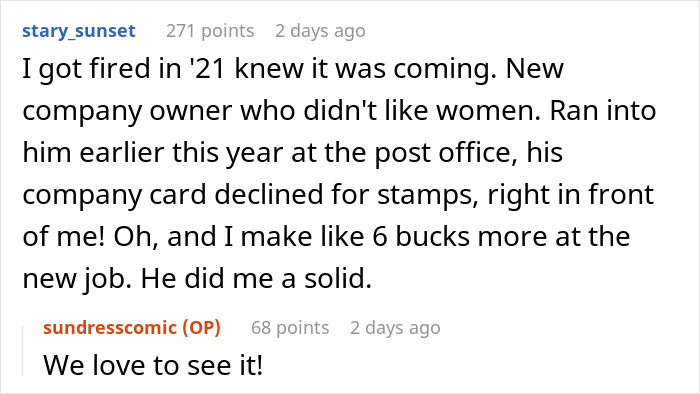 Woman Gets Fired For Something She Didn’t Do, Gets Her Satisfying Revenge Years Later Woman Gets Fired For Something She Didn’t Do, Gets Her Satisfying Revenge Years Later