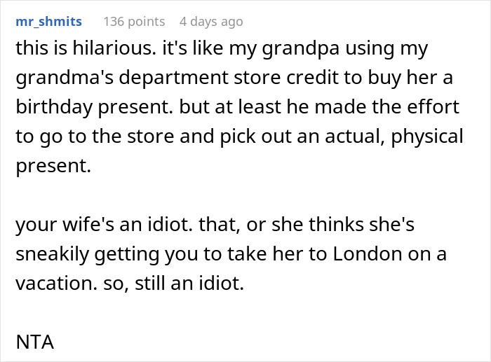 Wife Gives A Grand "Gift" That Backfires, Acts Shocked When Husband Is Disappointed Wife Gives A Grand "Gift" That Backfires, Acts Shocked When Husband Is Disappointed