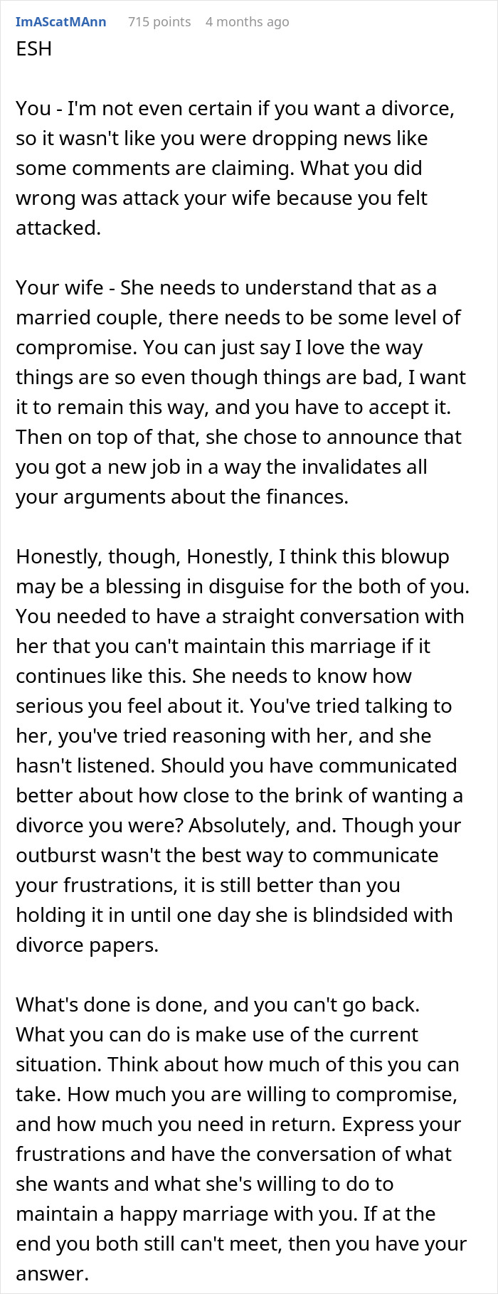Man Threatens Wife With Divorce During Dinner With Her Parents, Watches It All Fall Apart Man Threatens Wife With Divorce During Dinner With Her Parents, Watches It All Fall Apart