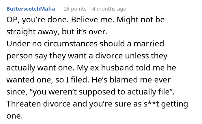 Man Threatens Wife With Divorce During Dinner With Her Parents, Watches It All Fall Apart Man Threatens Wife With Divorce During Dinner With Her Parents, Watches It All Fall Apart