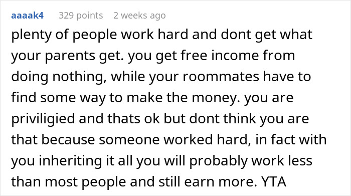 Roommates Confront 18YO After Finding Out She's Their Landlord, They Gripe About Having To Pay Rent Roommates Confront 18YO After Finding Out She's Their Landlord, They Gripe About Having To Pay Rent