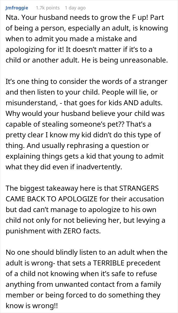 Neighbors Apologize For Falsely Accusing Kid Of Stealing A Dog, Dad Still Insists On Punishing Her Neighbors Apologize For Falsely Accusing Kid Of Stealing A Dog, Dad Still Insists On Punishing Her