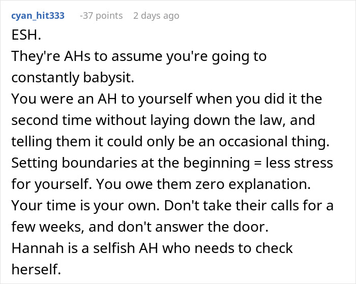 Mom Pressures Brother To Babysit Every Weekend To Help Save Her Marriage, Gets A Reality Check Mom Pressures Brother To Babysit Every Weekend To Help Save Her Marriage, Gets A Reality Check