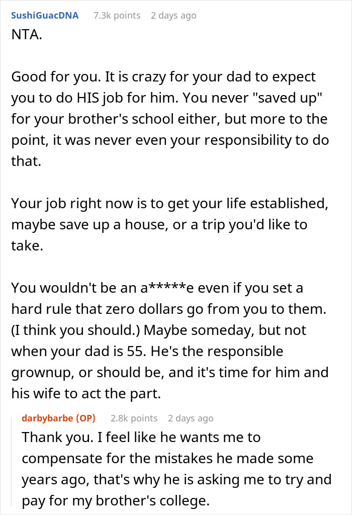 Dad Never Helped His Daughter, Does The Same For His Son But Expects Her To Do His Job Dad Never Helped His Daughter, Does The Same For His Son But Expects Her To Do His Job
