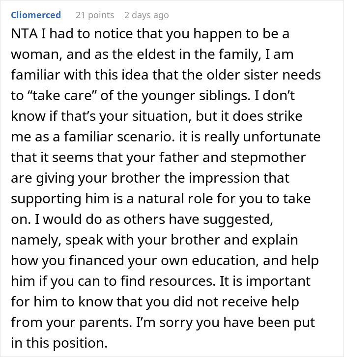 Dad Never Helped His Daughter, Does The Same For His Son But Expects Her To Do His Job Dad Never Helped His Daughter, Does The Same For His Son But Expects Her To Do His Job