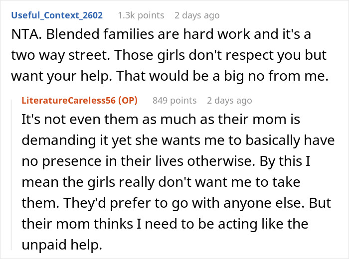 Stepmom Is Being Treated Terribly By Kids, Refuses To Take Them To Dance Class And Takes Heat Stepmom Is Being Treated Terribly By Kids, Refuses To Take Them To Dance Class And Takes Heat