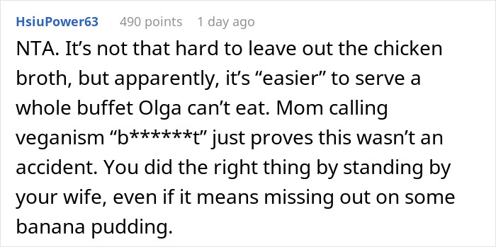 Family Drama Erupts As MIL Doesn't Serve Anything Vegan DIL Can Eat For Dinner, Spouses Leave Family Drama Erupts As MIL Doesn't Serve Anything Vegan DIL Can Eat For Dinner, Spouses Leave
