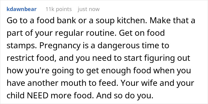 Starving Pregnant Wife Forced To Only Eat A Meal A Day, Man Gets Mad When She Reaches For His Food Starving Pregnant Wife Forced To Only Eat A Meal A Day, Man Gets Mad When She Reaches For His Food