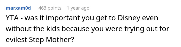 Mom Uninvites Stepson From Fam’s Trip To Disney World, Netizens Conclude That She’s A Total Jerk Mom Uninvites Stepson From Fam’s Trip To Disney World, Netizens Conclude That She’s A Total Jerk