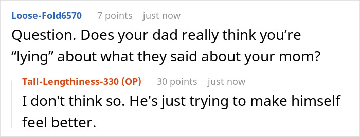 Dad, Stepmom Mock Teen’s Bio Mom, Kid Overhears Them, Quits Calling Stepmom “Mom” For Good Dad, Stepmom Mock Teen’s Bio Mom, Kid Overhears Them, Quits Calling Stepmom “Mom” For Good