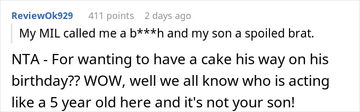 MIL Insists 5YO Change His B-Day Cake As She Doesn’t Like Chocolate, Is Stunned When He Refuses MIL Insists 5YO Change His B-Day Cake As She Doesn’t Like Chocolate, Is Stunned When He Refuses