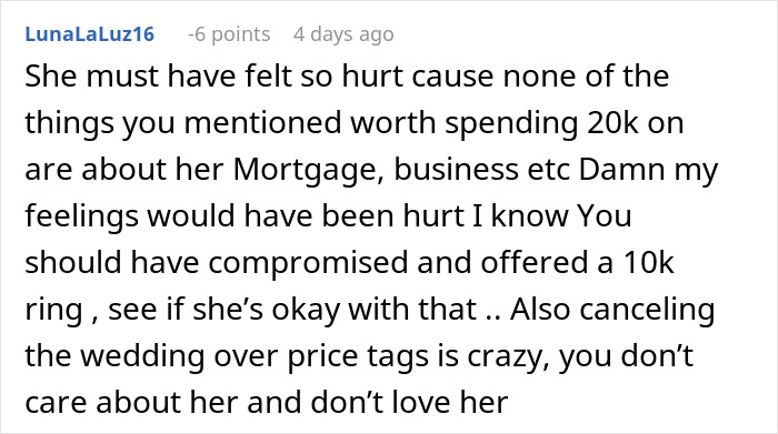 Man Realizes His Values Don’t Match His Fiancée’s After Proposing, Ends Everything Man Realizes His Values Don’t Match His Fiancée’s After Proposing, Ends Everything