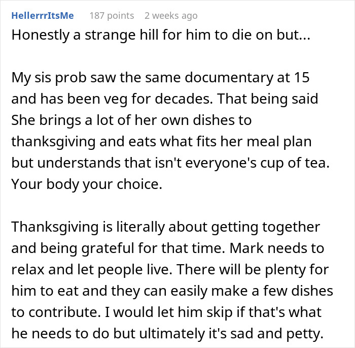 Militantly Vegan Man Tries To Ruin Possibly The Last Thanksgiving With The Whole Family Militantly Vegan Man Tries To Ruin Possibly The Last Thanksgiving With The Whole Family