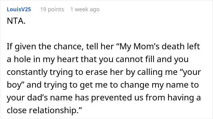 Teen Rejects Stepmom's Numerous Attempts To Change His First And Last Names, She Goes Dramatic Teen Rejects Stepmom's Numerous Attempts To Change His First And Last Names, She Goes Dramatic