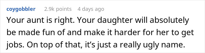 Mom Gets A Reality Check About Her “Unique” Baby Name After Aunt Bursts Out Laughing Mom Gets A Reality Check About Her “Unique” Baby Name After Aunt Bursts Out Laughing