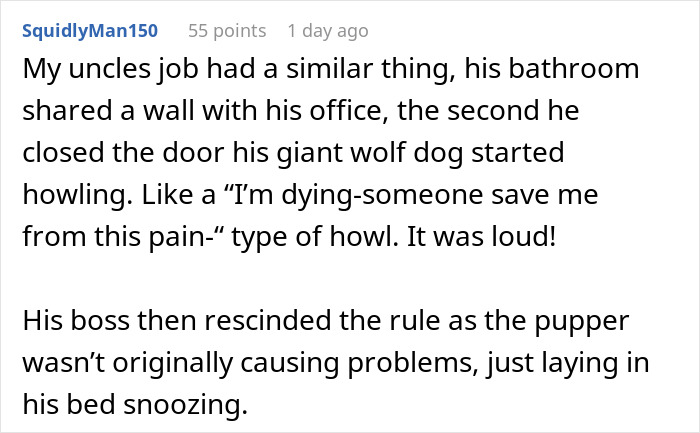 “My Dog Was Simply Sitting”: Worker Maliciously Complies With No-Dogs Home Office Policy “My Dog Was Simply Sitting”: Worker Maliciously Complies With No-Dogs Home Office Policy