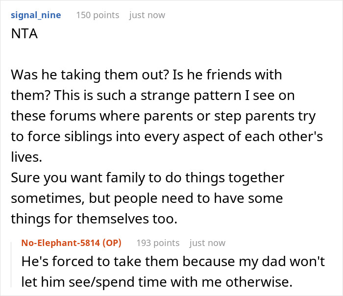 Teen Never Eats At Favorite Restaurant Because Of Stepsiblings, Goes There For B-day, Dad Is Livid Teen Never Eats At Favorite Restaurant Because Of Stepsiblings, Goes There For B-day, Dad Is Livid