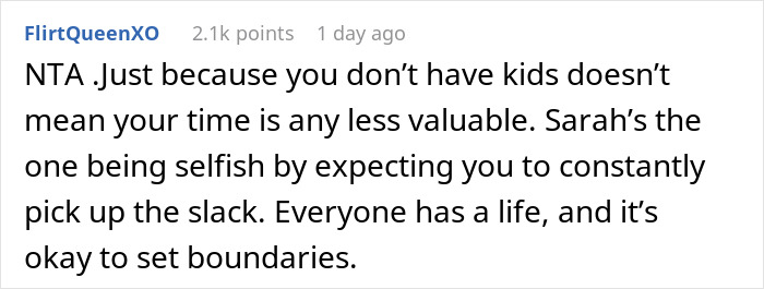 Mom Expects A Childfree Coworker To Cover For Her Whenever She Wants, Can’t Handle A “No” Mom Expects A Childfree Coworker To Cover For Her Whenever She Wants, Can’t Handle A “No”
