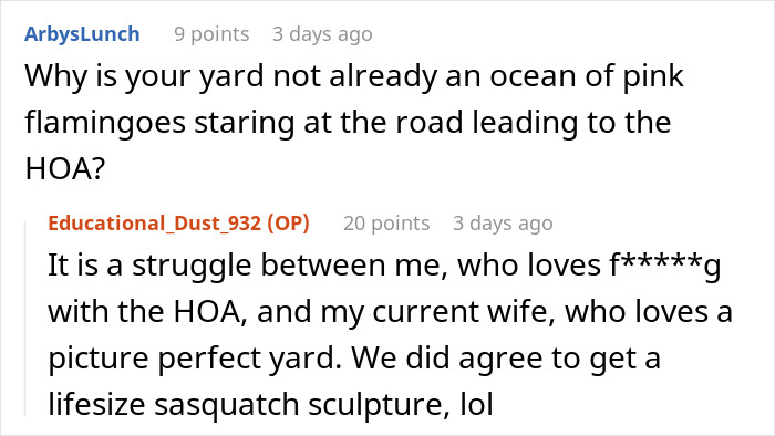 HOA Tries To Boss Around Man Who Doesn’t Belong To It, Regrets It When He Ruins Their View HOA Tries To Boss Around Man Who Doesn’t Belong To It, Regrets It When He Ruins Their View
