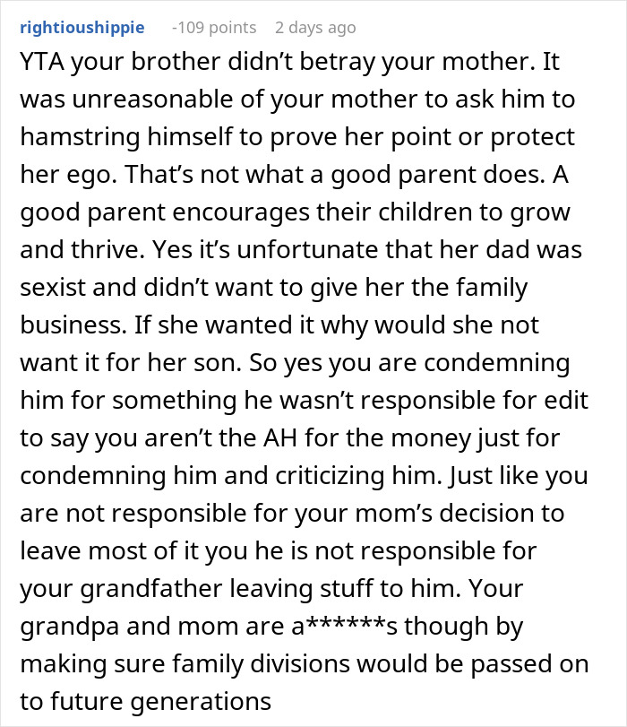 Man Can’t Understand Why He Didn’t Get Equal Inheritance, Gets A Reality Check From Sister Man Can’t Understand Why He Didn’t Get Equal Inheritance, Gets A Reality Check From Sister