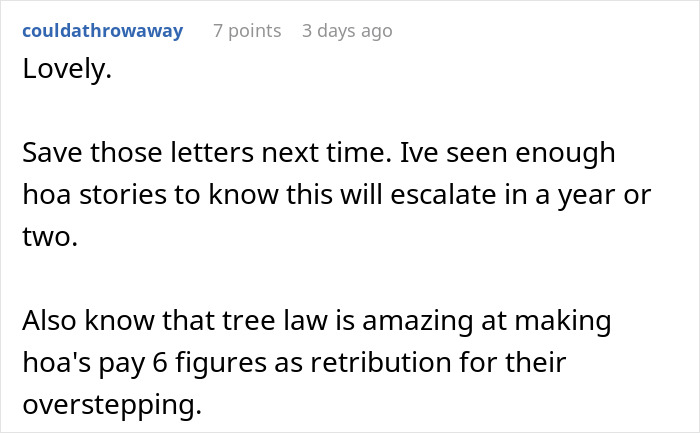 HOA Tries To Boss Around Man Who Doesn’t Belong To It, Regrets It When He Ruins Their View HOA Tries To Boss Around Man Who Doesn’t Belong To It, Regrets It When He Ruins Their View