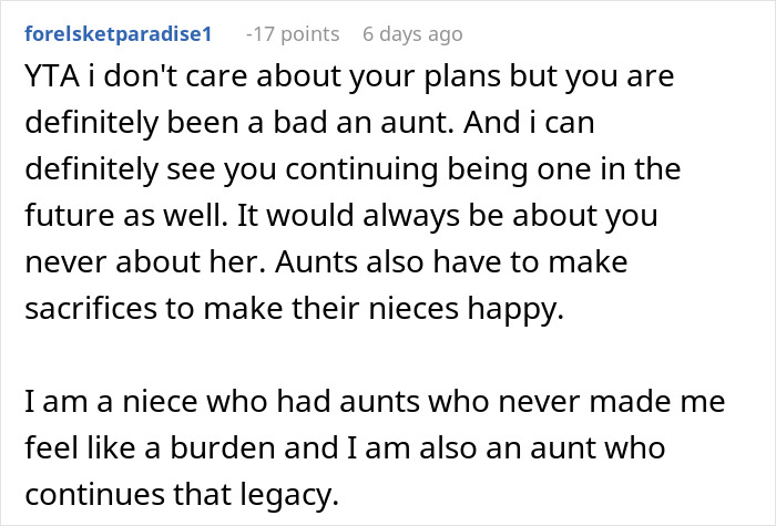 29YO Just Assumes Her 19YO Sis Is A Pro-Bono Babysitter, Shocked To Receive A Flat-Out Refusal 29YO Just Assumes Her 19YO Sis Is A Pro-Bono Babysitter, Shocked To Receive A Flat-Out Refusal