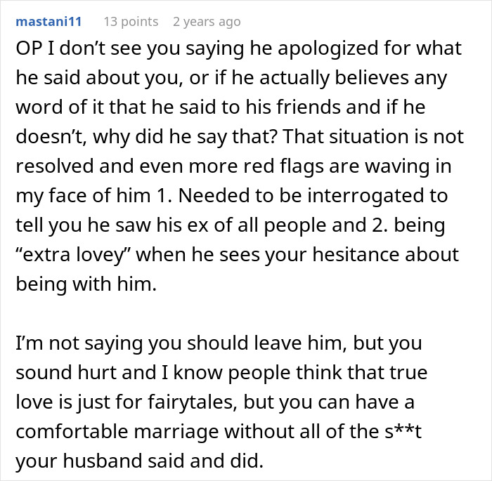Newlywed Learns Husband Doesn’t Find Her Attractive After Eavesdropping On His Conversation Newlywed Learns Husband Doesn’t Find Her Attractive After Eavesdropping On His Conversation