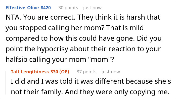 Dad, Stepmom Mock Teen’s Bio Mom, Kid Overhears Them, Quits Calling Stepmom “Mom” For Good Dad, Stepmom Mock Teen’s Bio Mom, Kid Overhears Them, Quits Calling Stepmom “Mom” For Good