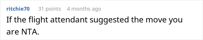 “I Should Be Ashamed”: Mom Berated For Taking Flight Attendant’s Offer Of An Upgraded Seat “I Should Be Ashamed”: Mom Berated For Taking Flight Attendant’s Offer Of An Upgraded Seat