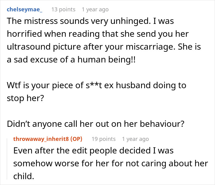 "Too Bad For Her": Ex-Husband And Mistress Think They're Getting MIL's Money, Are Very Wrong "Too Bad For Her": Ex-Husband And Mistress Think They're Getting MIL's Money, Are Very Wrong