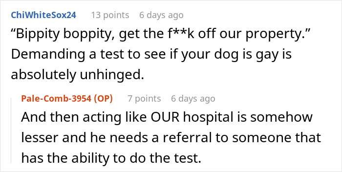 Vets Tell Pet Owner There Is No Gay Test, He Loses It And Throws A Tantrum Vets Tell Pet Owner There Is No Gay Test, He Loses It And Throws A Tantrum