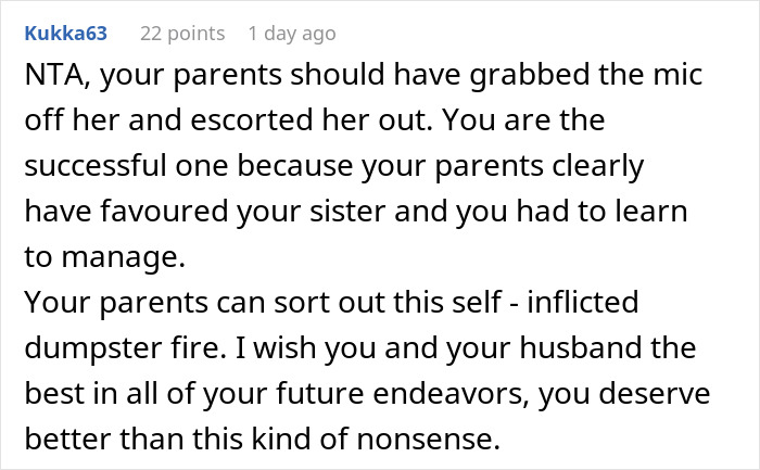 Woman Has A Disaster Of A Wedding Because Of Her Sister, Parents Don’t Get What’s The Issue Woman Has A Disaster Of A Wedding Because Of Her Sister, Parents Don’t Get What’s The Issue