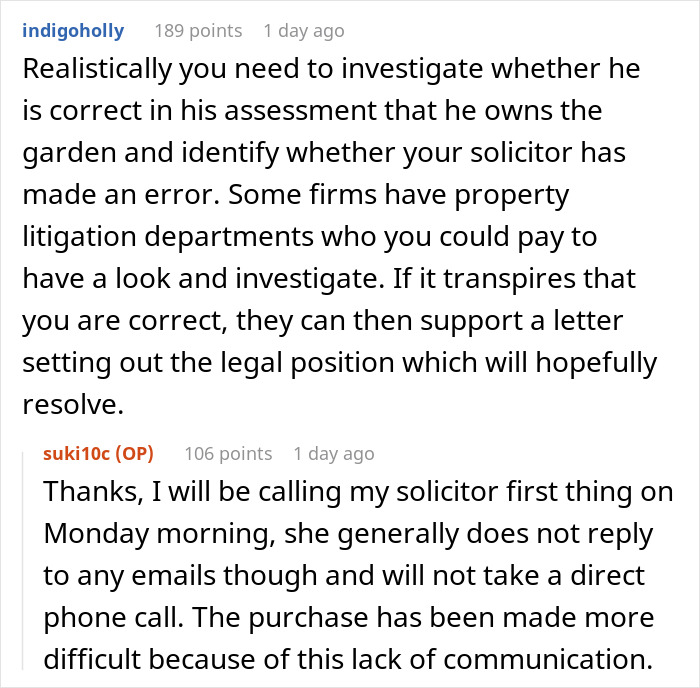 “I’ve Just Purchased A Maisonette, Neighbor Believes My Entire Garden Belongs To Him” “I’ve Just Purchased A Maisonette, Neighbor Believes My Entire Garden Belongs To Him”