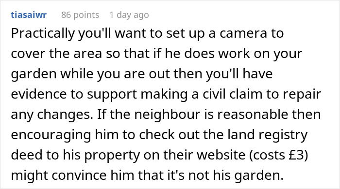 “I’ve Just Purchased A Maisonette, Neighbor Believes My Entire Garden Belongs To Him” “I’ve Just Purchased A Maisonette, Neighbor Believes My Entire Garden Belongs To Him”