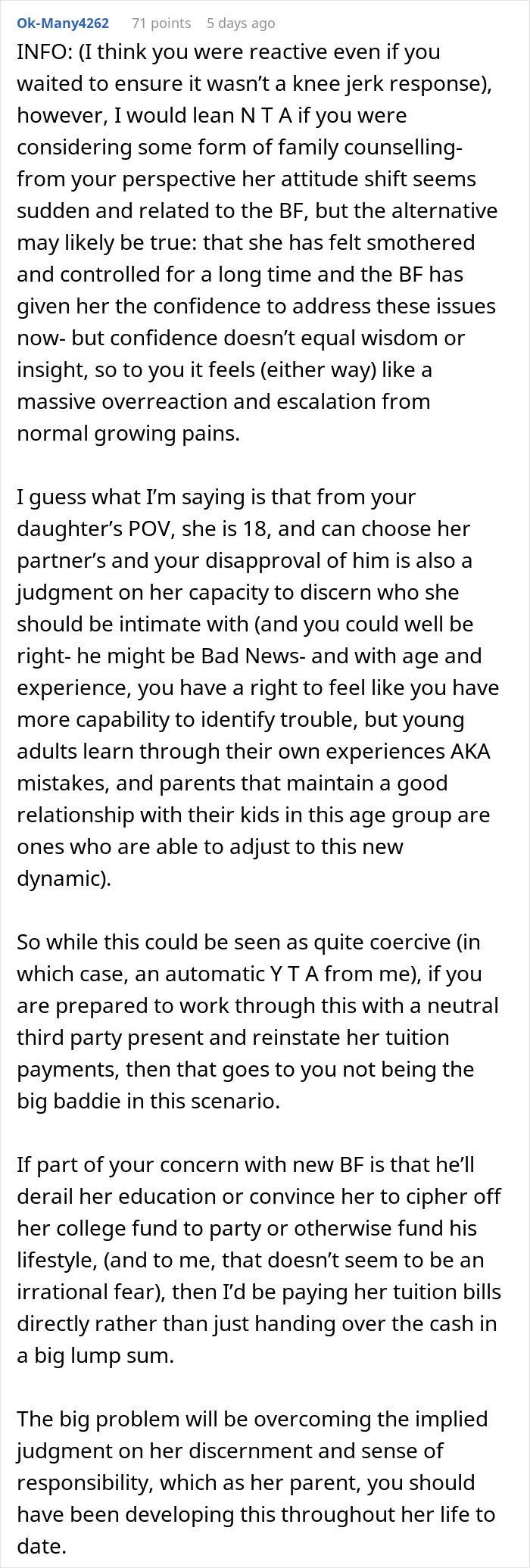 Daughter Threatens To Go No-Contact With Mom, Is Shocked When Her College Fund Disappears Daughter Threatens To Go No-Contact With Mom, Is Shocked When Her College Fund Disappears
