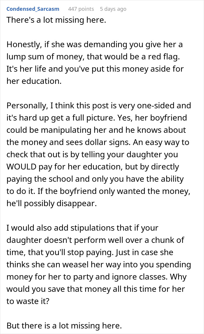 Daughter Threatens To Go No-Contact With Mom, Is Shocked When Her College Fund Disappears Daughter Threatens To Go No-Contact With Mom, Is Shocked When Her College Fund Disappears