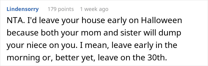 29YO Just Assumes Her 19YO Sis Is A Pro-Bono Babysitter, Shocked To Receive A Flat-Out Refusal 29YO Just Assumes Her 19YO Sis Is A Pro-Bono Babysitter, Shocked To Receive A Flat-Out Refusal