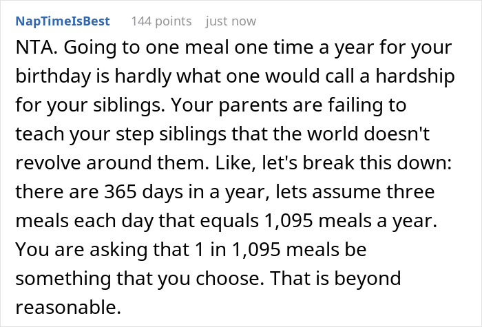 Teen Never Eats At Favorite Restaurant Because Of Stepsiblings, Goes There For B-day, Dad Is Livid Teen Never Eats At Favorite Restaurant Because Of Stepsiblings, Goes There For B-day, Dad Is Livid