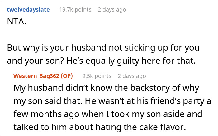 MIL Insists 5YO Change His B-Day Cake As She Doesn’t Like Chocolate, Is Stunned When He Refuses MIL Insists 5YO Change His B-Day Cake As She Doesn’t Like Chocolate, Is Stunned When He Refuses