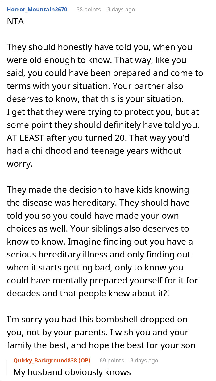 Woman Learns A Secret Parents Have Been Hiding For 28 Yrs, They Beg Her Not To Tell Her Siblings Woman Learns A Secret Parents Have Been Hiding For 28 Yrs, They Beg Her Not To Tell Her Siblings