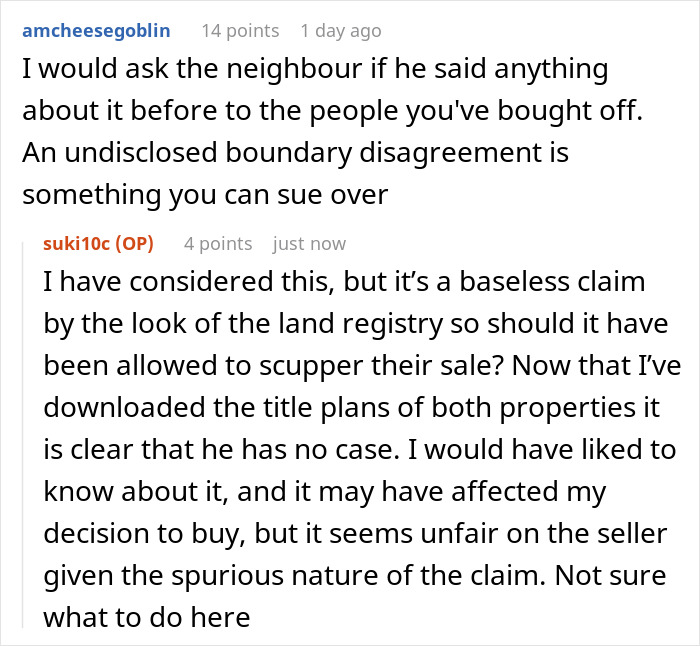 “I’ve Just Purchased A Maisonette, Neighbor Believes My Entire Garden Belongs To Him” “I’ve Just Purchased A Maisonette, Neighbor Believes My Entire Garden Belongs To Him”